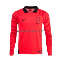 Zuid-Korea Heren Shirt met Bedrukking Thuis WK 2022 Lange Mouw