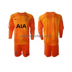 Tottenham Hotspur Kind Shirt met Bedrukking Doelman Uit 2022-2023 Lange Mouw