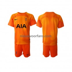 Tottenham Hotspur Kind Shirt met Bedrukking Doelman Uit 2022-2023 Korte Mouw