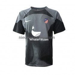 Atlético Madrid Heren Shirt met Bedrukking Doelman Uit 2022-2023 Korte Mouw