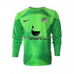 Atlético Madrid Heren Shirt met Bedrukking Doelman Thuis 2022-2023 Lange Mouw