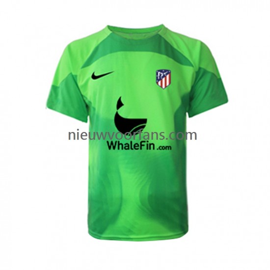 Atlético Madrid Heren Shirt met Bedrukking Doelman Thuis 2022-2023 Korte Mouw