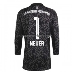 FC Bayern München Heren Shirt met Bedrukking Doelman Manuel Neuer 1 Uit 2022-2023 Lange Mouw