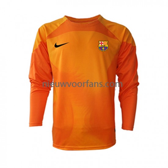FC Barcelona Heren Shirt met Bedrukking Doelman Derde 2022-2023 Lange Mouw