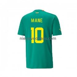 Senegal Heren Shirt met Bedrukking Mane Uit WK 2022 Korte Mouw