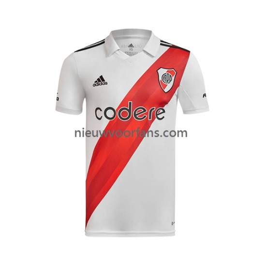 CA River Plate Heren Shirt met Bedrukking Thuis 2022-2023 Korte Mouw