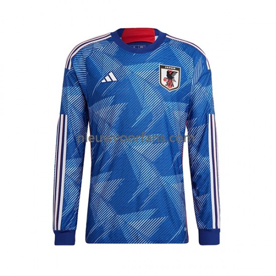 Japan Heren Shirt met Bedrukking Thuis WK 2022 Lange Mouw