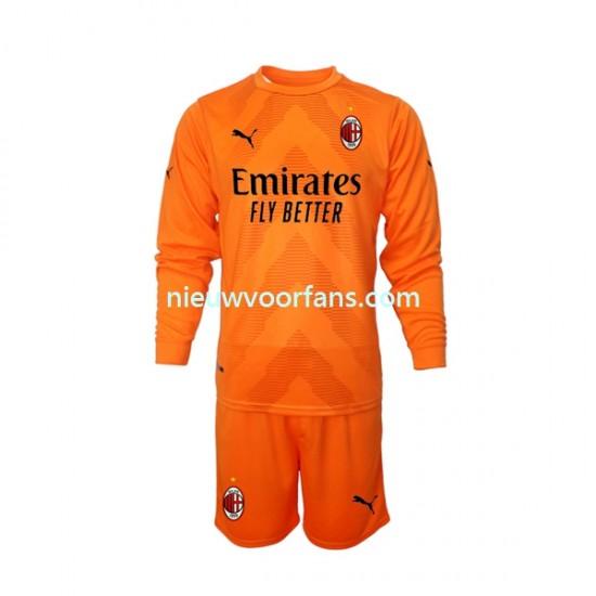AC Milan Kind Shirt met Bedrukking Doelman Derde 2022-2023 Lange Mouw