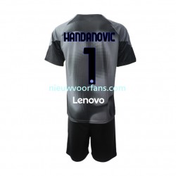 Inter Milan Kind Shirt met Bedrukking Doelman Samir Handanovic 1 Thuis 2022-2023 Korte Mouw