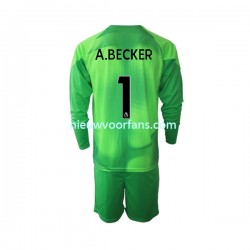 Liverpool Kind Shirt met Bedrukking Doelman A.Becker 1 Derde 2022-2023 Lange Mouw