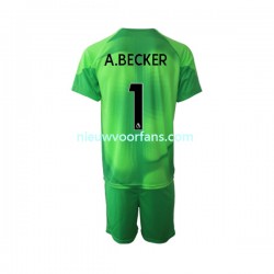 Liverpool Kind Shirt met Bedrukking Doelman A.Becker 1 Derde 2022-2023 Korte Mouw