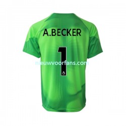 Liverpool Heren Shirt met Bedrukking Doelman A.Becker 1 Derde 2022-2023 Korte Mouw