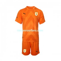 Uruguay Kind Shirt met Bedrukking Doelman Uit WK 2022 Korte Mouw