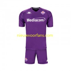 Fiorentina Kind Shirt met Bedrukking Thuis 2024-2025 Korte Mouw