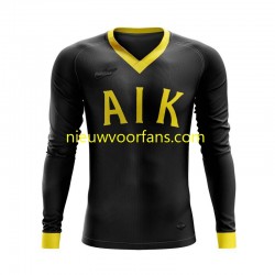 AIK Heren Shirt met Bedrukking 100 Anniversary Thuis 2024 Lange Mouw