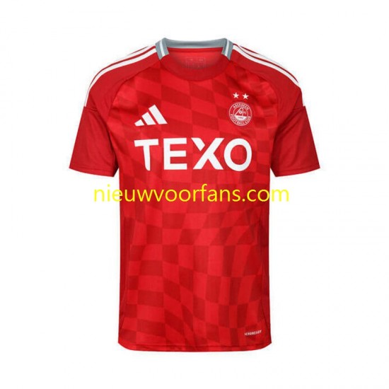 Aberdeen Heren Shirt met Bedrukking Thuis 2024-2025 Korte Mouw