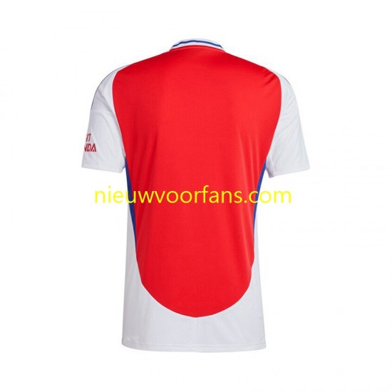 Arsenal Heren Shirt met Bedrukking Thuis 2024-2025 Korte Mouw