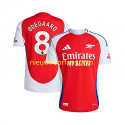 Arsenal Heren Shirt met Bedrukking Martin Odegaard 8 Thuis 2024-2025 Korte Mouw
