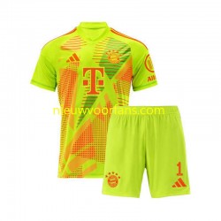 FC Bayern München Kind Shirt met Bedrukking Doelman Manuel Neuer 1 Thuis 2024-2025 Korte Mouw