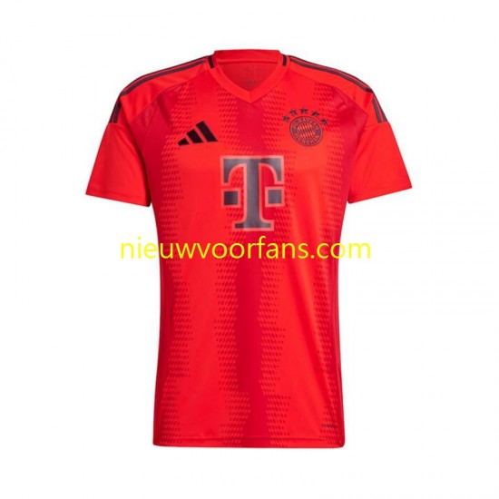 FC Bayern München Heren Shirt met Bedrukking Thuis 2024-2025 Korte Mouw