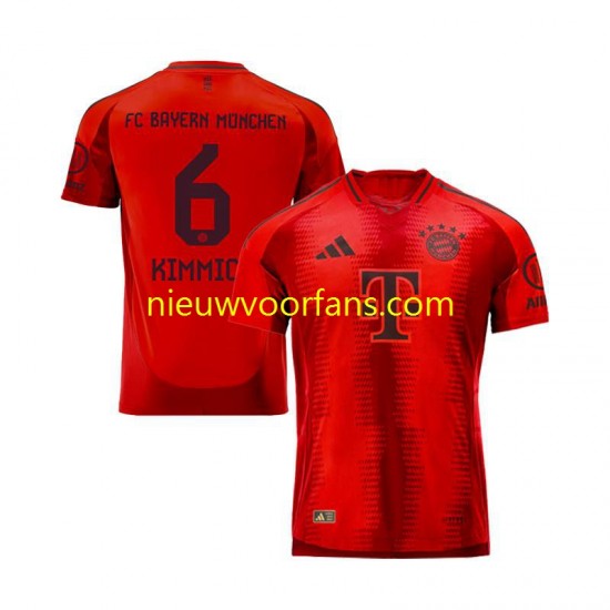 FC Bayern München Heren Shirt met Bedrukking Joshua Kimmich 10 Thuis 2024-2025 Korte Mouw