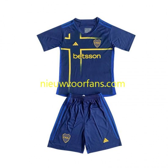 CA Boca Juniors Kind Shirt met Bedrukking Derde 2024 Korte Mouw