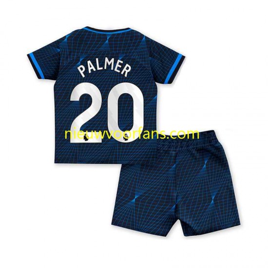 Chelsea Kind Shirt met Bedrukking Cole Palmer 20 Uit 2023-2024 Korte Mouw