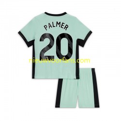 Chelsea Kind Shirt met Bedrukking Cole Palmer 20 Derde 2023-2024 Korte Mouw