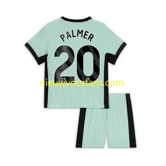 Chelsea Kind Shirt met Bedrukking Cole Palmer 20 Derde 2023-2024 Korte Mouw