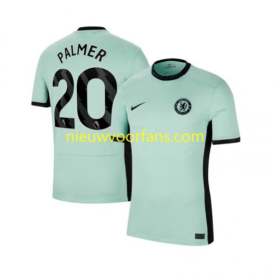 Chelsea Heren Shirt met Bedrukking Cole Palmer 20 Derde 2023-2024 Korte Mouw