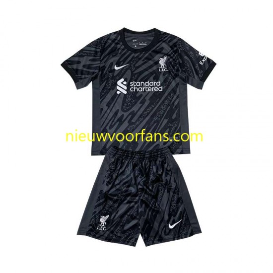 Liverpool Kind Shirt met Bedrukking Doelman Thuis 2024-2025 Korte Mouw