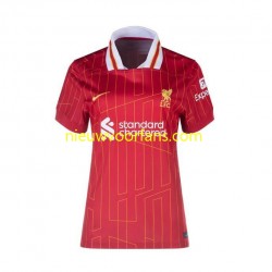 Liverpool Dames Shirt met Bedrukking Thuis 2024-2025 Korte Mouw