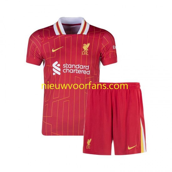 Liverpool Kind Shirt met Bedrukking Thuis 2024-2025 Korte Mouw