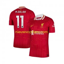 Liverpool Heren Shirt met Bedrukking Mohamed Salah 11 Thuis 2024-2025 Korte Mouw