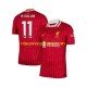 Liverpool Heren Shirt met Bedrukking Mohamed Salah 11 Thuis 2024-2025 Korte Mouw