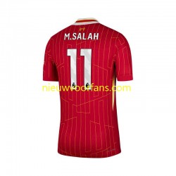 Liverpool Heren Shirt met Bedrukking Mohamed Salah 11 Thuis 2024-2025 Korte Mouw