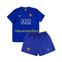 Manchester United Kind Shirt met Bedrukking Retro Uit 2008 Korte Mouw