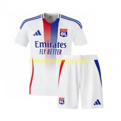 Olympique Lyonnais Kind Shirt met Bedrukking Thuis 2024-2025 Korte Mouw
