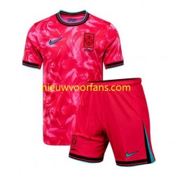 Zuid-Korea Kind Shirt met Bedrukking Thuis 2024 Korte Mouw