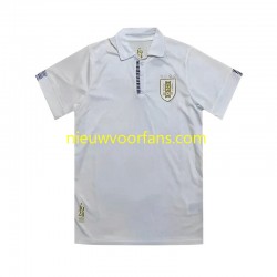 Uruguay Heren Shirt met Bedrukking 100th Anniversary Uit 2024 Korte Mouw