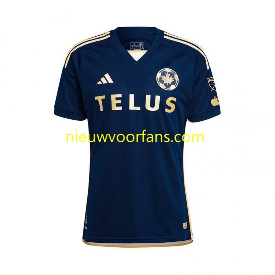 Vancouver Whitecaps Heren Shirt met Bedrukking Uit 2024 Korte Mouw