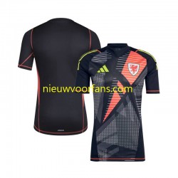 Wales Heren Shirt met Bedrukking Doelman Thuis 2024 Korte Mouw